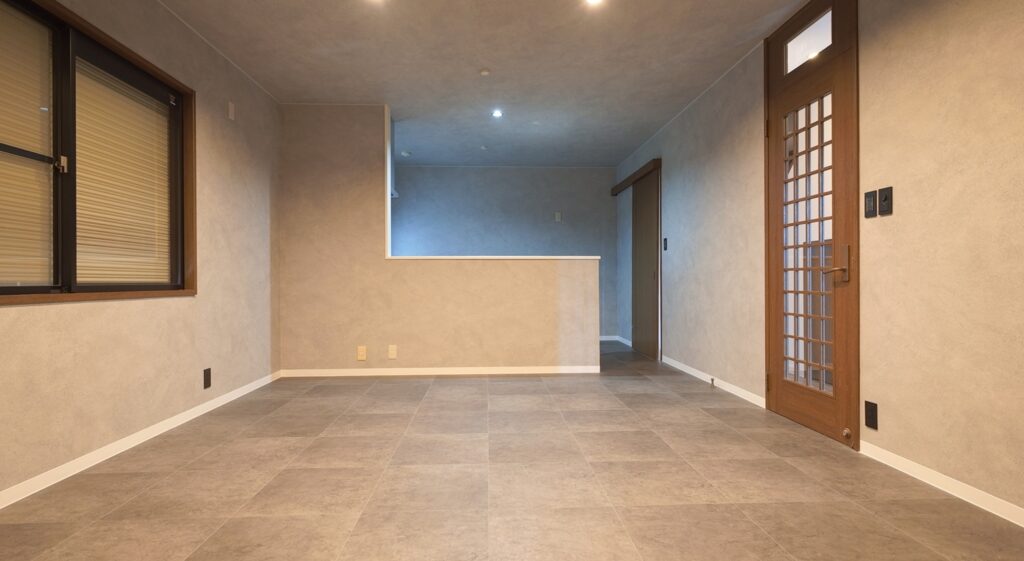 姫路市白鳥台の築29年の戸建住宅/キッチン・ユニットバス・洗面(水回り3点)+内装+ガレージシャッターをリフォーム