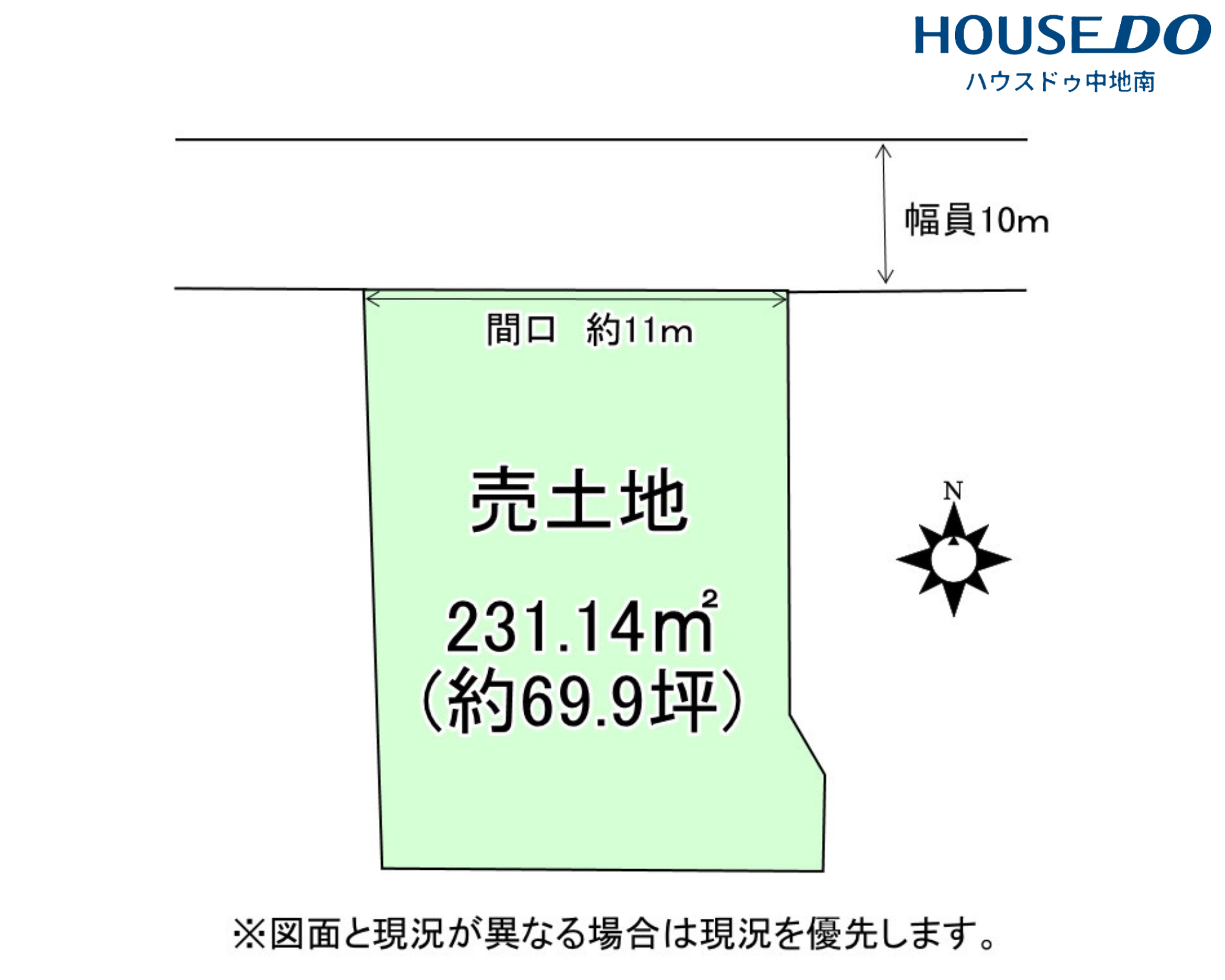飾磨区英賀宮町２丁目【231.14㎡（69.91坪）】